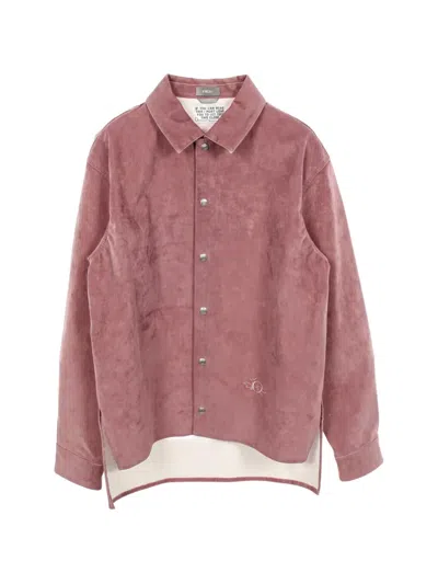 Pre-owned Dior 2000s × Travis Scott Cactus Jack Embroidered Cotton Jacket In Pink