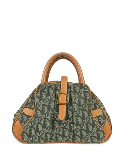 Pre-owned Dior 2001 Double Saddle Trotter Handbag