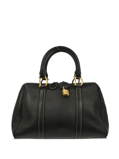 Pre-owned Dior 2001 Top-handle Handbag In Black