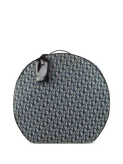 Pre-owned Dior 2001 Trotter Clutch Bag In 蓝色