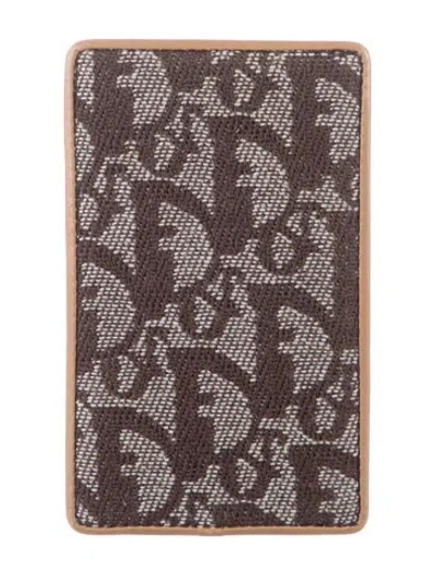 Pre-owned Dior 2002 Canvas Bifold Wallet In Neutral
