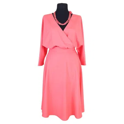 Pre-owned Dior 2002 Christian  Galliano Silk Dress In Pink
