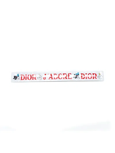 Pre-owned Dior 2002 Galliano-guillén Illustration Bracelet In White