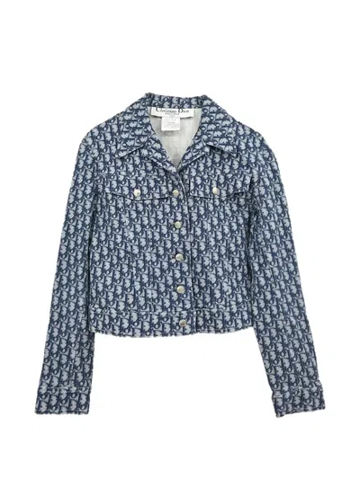 Pre-owned Dior 2002 Trotter Jacket In Blue