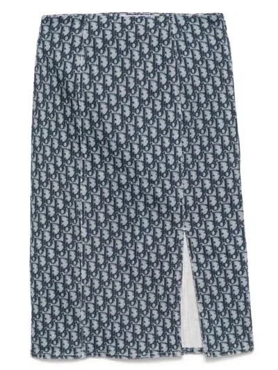 Pre-owned Dior 2002 Trotter Skirt