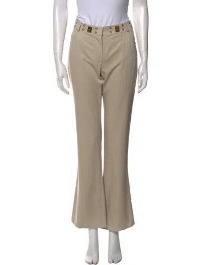 Pre-owned Dior 2002 Wide Leg Pants In Neutral