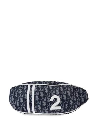 Pre-owned Dior 2003 Trotter Belt Bag In ブルー