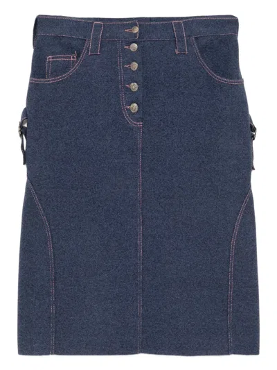 Pre-owned Dior 2003 Skirt In Blue