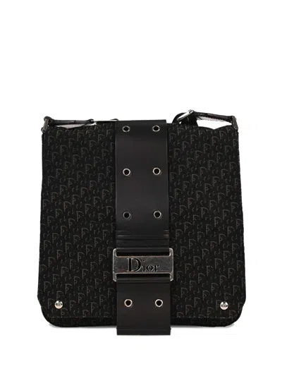 Pre-owned Dior 2003 Street Chic Shoulder Bag In Black