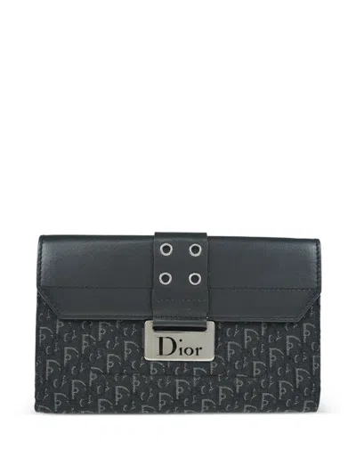Pre-owned Dior 2003 Trotter Street Chic Bi-fold Wallet