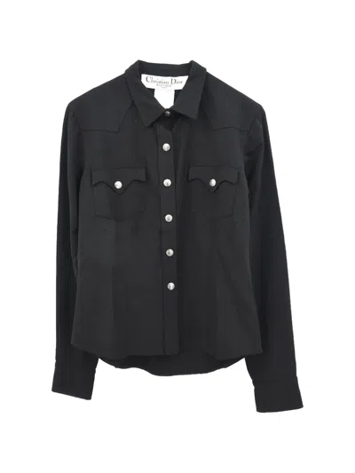 Pre-owned Dior 2003 Western-style Shirt In Black
