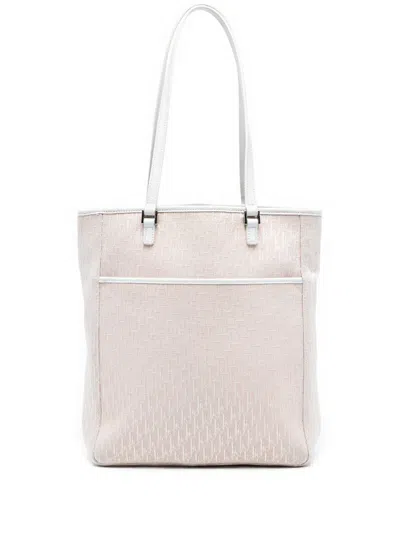 Pre-owned Dior 2004 Issimo Trotter Canvas Tote Bag In Pink