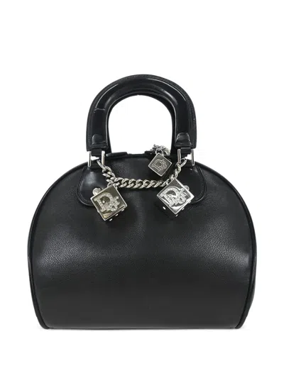 Pre-owned Dior 2004 Gambler Dice Handbag In Black