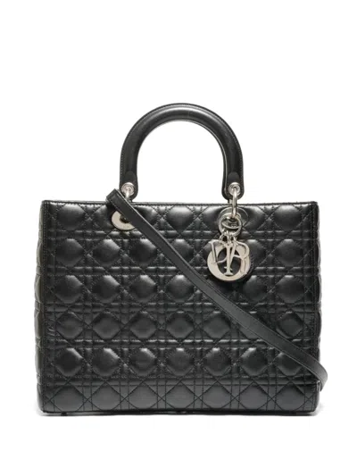 Pre-owned Dior 2005 Lady  Tote Bag In Black