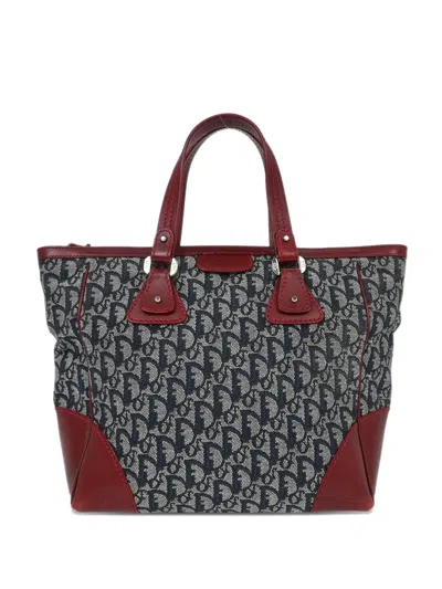 Pre-owned Dior 2005 Zip-fastening Tote Bag In Blue