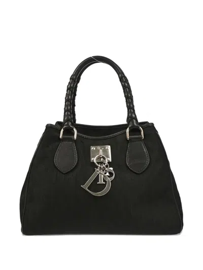 Pre-owned Dior 2006 Lovely Trotter Tote Bag In Black