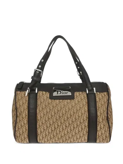 Pre-owned Dior 2006 Street Chic Tote Bag In Neutrals