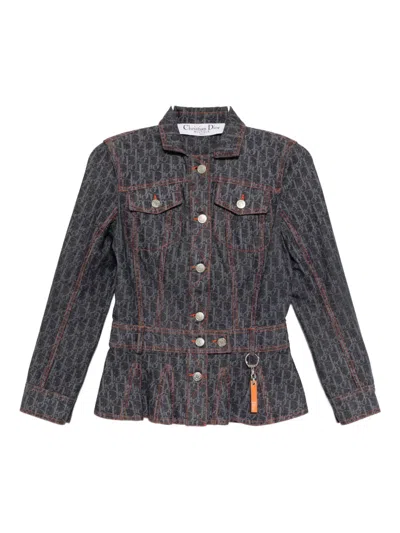 Pre-owned Dior 2006 Trotter Denim Jacket