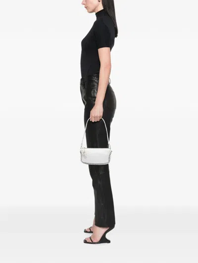 Pre-owned Dior 2007 Leather Bohemian Shoulder Bag In White