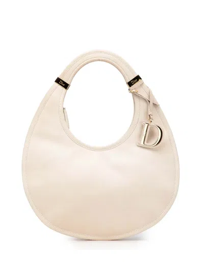 Pre-owned Dior 2008 Leather Ita Hobo Bag In Brown