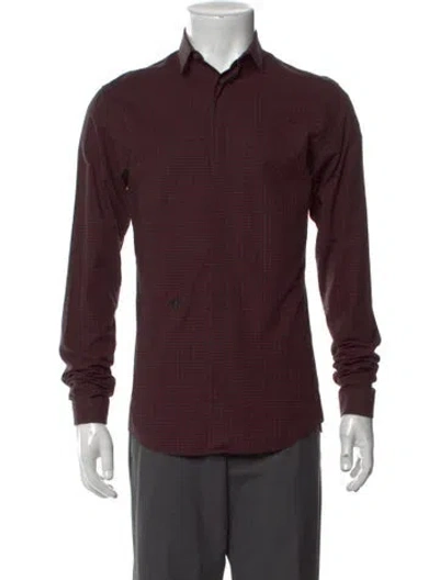 Pre-owned Dior 2009 Bee Accent Shirt In Blue