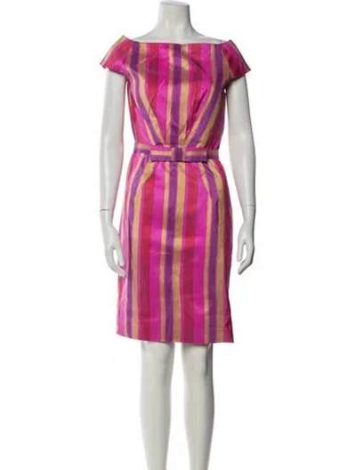 Pre-owned Dior 2009 Knee-length Dress In Pink