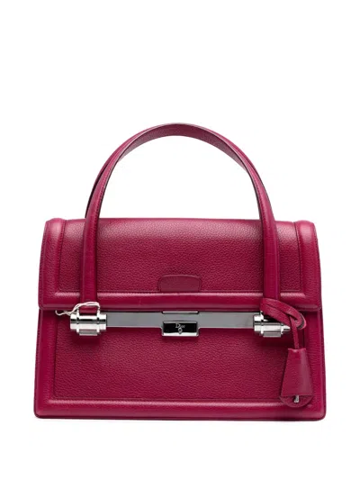Pre-owned Dior 2009 Leather Mitzah Handbag In Pink