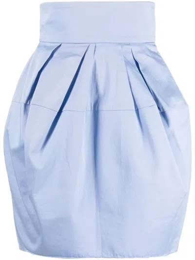 Pre-owned Dior 2010  High-waisted Puffball Skirt In Blue