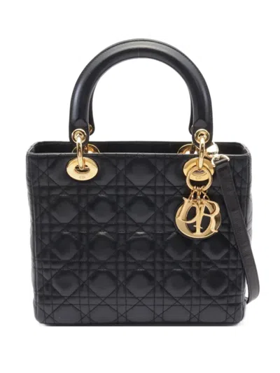 Pre-owned Dior 2010 Lady  Handbag In Black