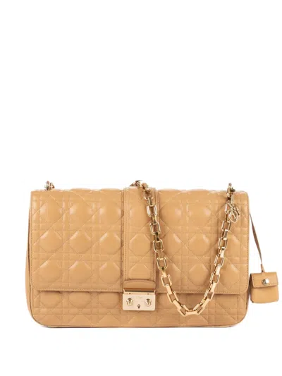 Pre-owned Dior 2010 Miss  Shoulder Bag In Neutral