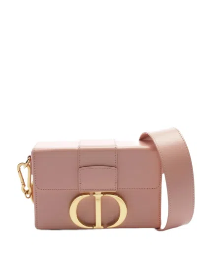 Pre-owned Dior 2010 Montaigne 30 Shoulder Bag In Pink