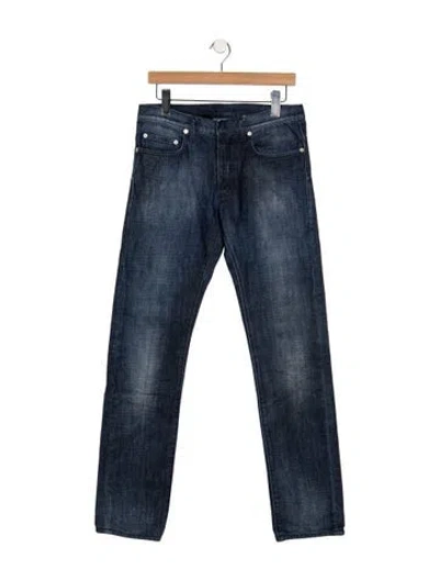 Pre-owned Dior 2010 Slim Fit Jeans In Blue
