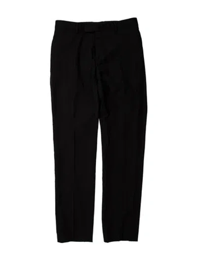 Pre-owned Dior 2010 Tuxedo Pants In Black