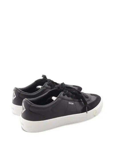 Pre-owned Dior 2010s B101 Cd Diamond Sneakers In Black