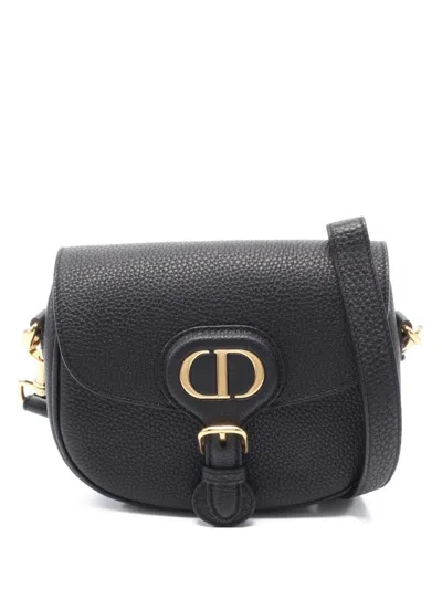 Pre-owned Dior 2010s Bobby Crossbody Bag In Black
