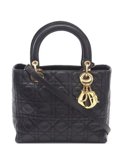 Pre-owned Dior 2010s Cannage Lady  Two-way Handbag