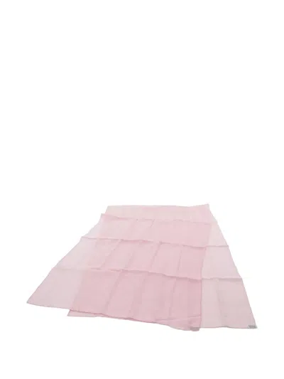 Pre-owned Dior 2010s Cannage Scarf In Pink