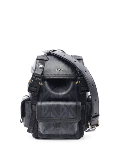 Pre-owned Dior 2010s Cd Diamond Backpack In ブラック