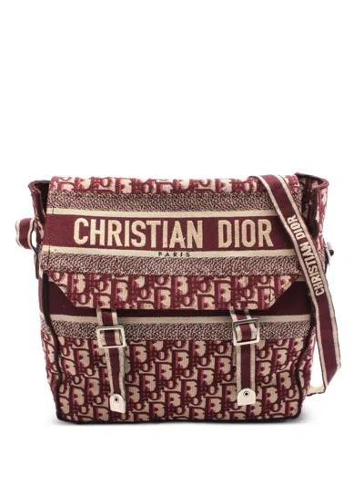 Pre-owned Dior 2010s Camp Shoulder Bag In Red