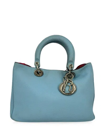 Pre-owned Dior 2010s Issimo Tote Bag In Blue