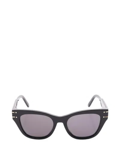 Pre-owned Dior 2010s Signature Square-frame Sunglasses In Black