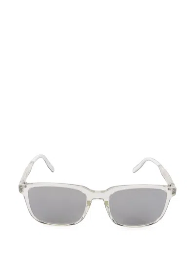 Pre-owned Dior 2010s Tag Rectangle-frame Sunglasses In White