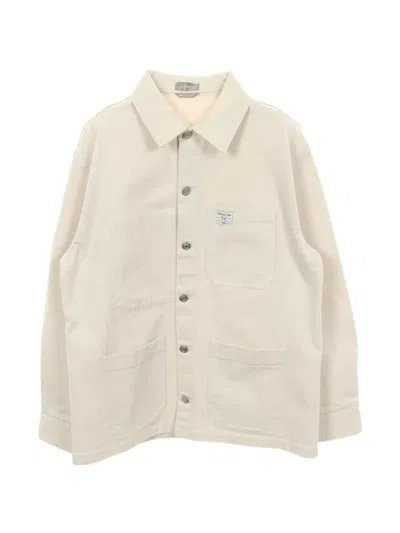 Pre-owned Dior 2010s Embroidered Logo Shirt Jacket In Neutral