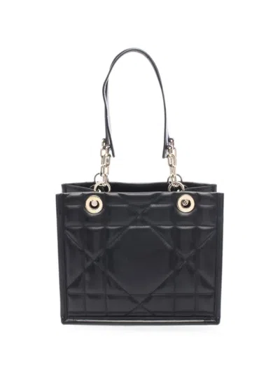 Pre-owned Dior 2010s Essential Archicannage Shoulder Bag In Black