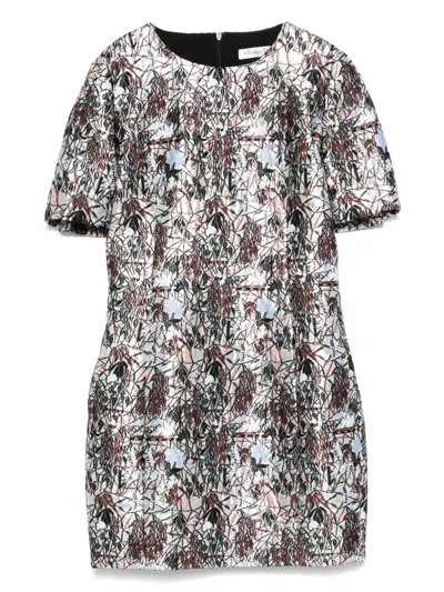 Pre-owned Dior 2010s Floral Print Silk Dress