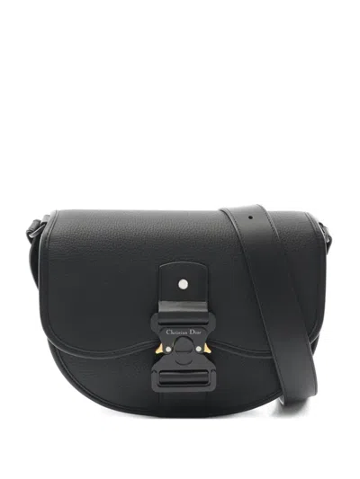 Pre-owned Dior 2010s Gallop Crossbody Bag In Black