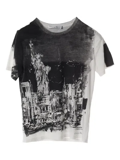 Pre-owned Dior 2010s Graphic-print T-shirt In Black