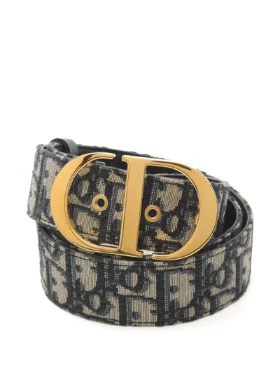 Pre-owned Dior 2010s Jacquard Buckle Belt