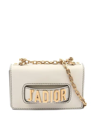 Pre-owned Dior 2010s J'a Flap Shoulder Bag In Neutral