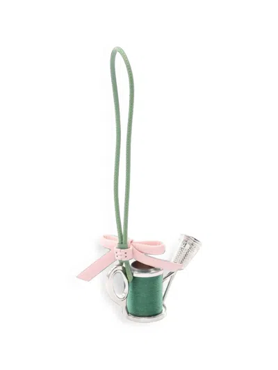 Pre-owned Dior 2010s Jardin D'atelier Bag Charm In Green